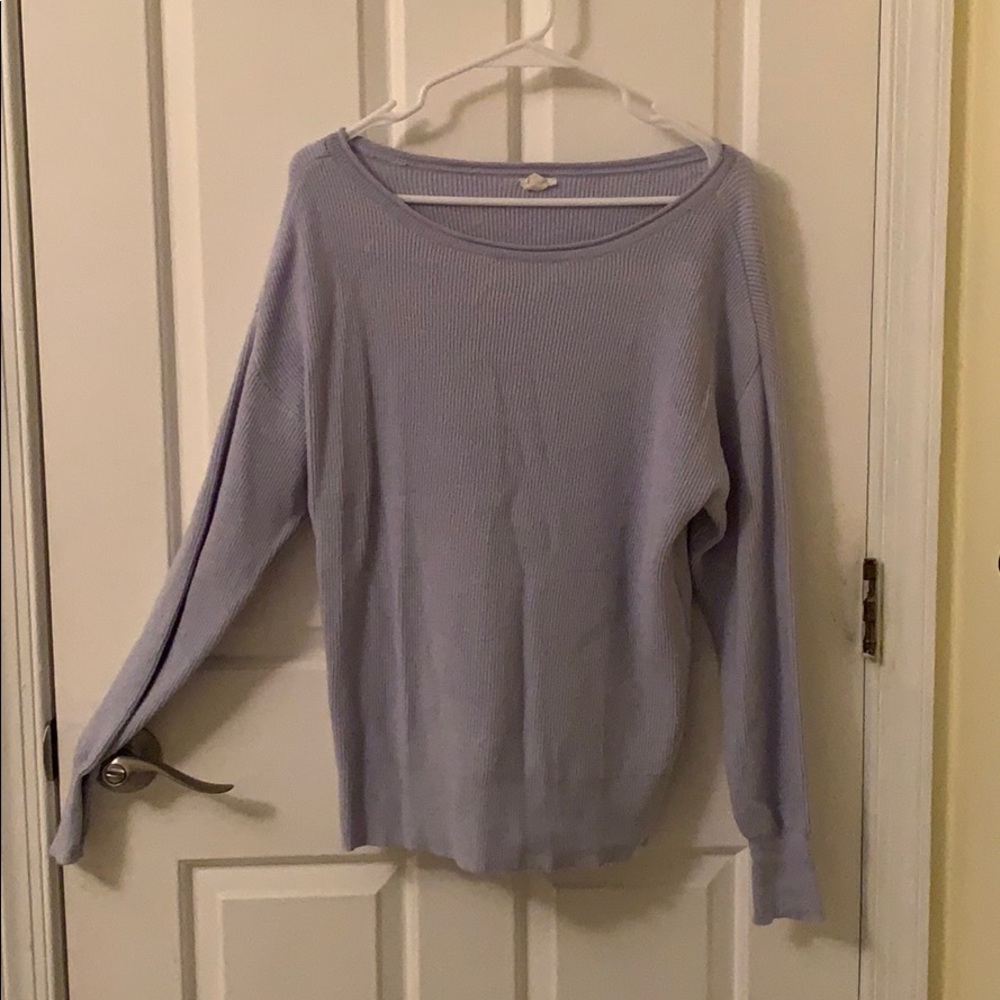 Long sleeve lilac sweater